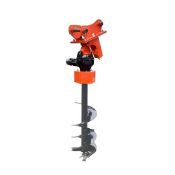 Post Hole Digger For Excavator