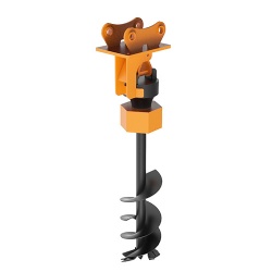 Post Hole Digger For Excavator